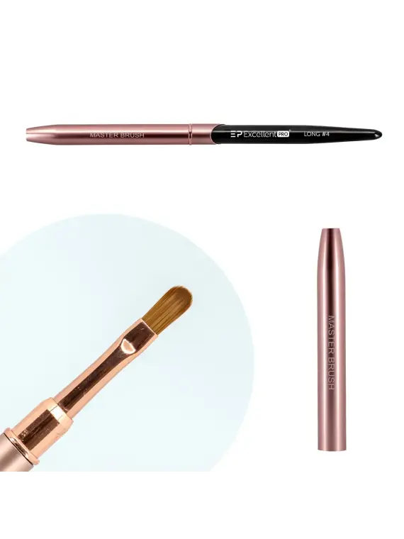 Excellent PRO Pędzelek Long 4 (Pink&Black)