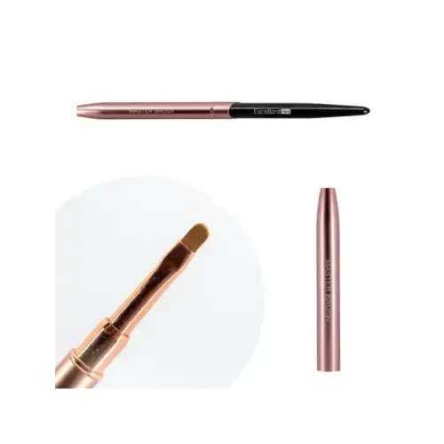 Excellent PRO Pędzelek do żelu 4 Owal (Pink&Black)