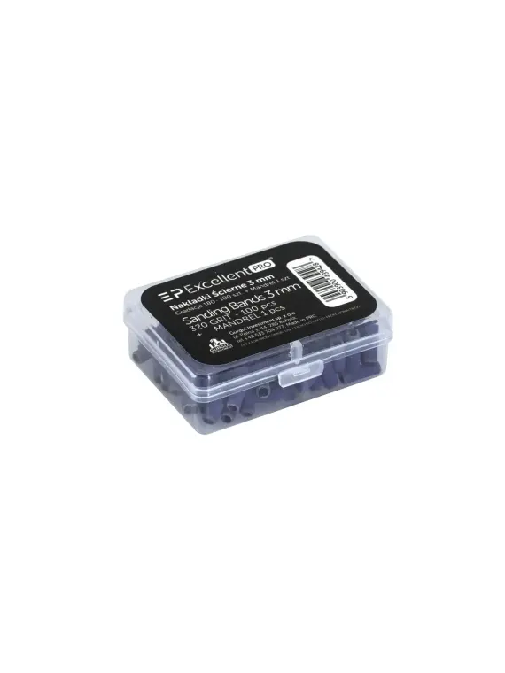 Excellent PRO Sanding bands 3mm 320 grit - 100 pcs
