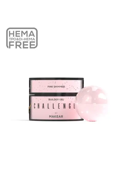 Challengel Shimmer Pink HG13 - żel budujący 15ml