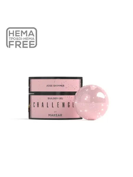 Challengel Shimmer Rose HG14 - żel budujący 15ml