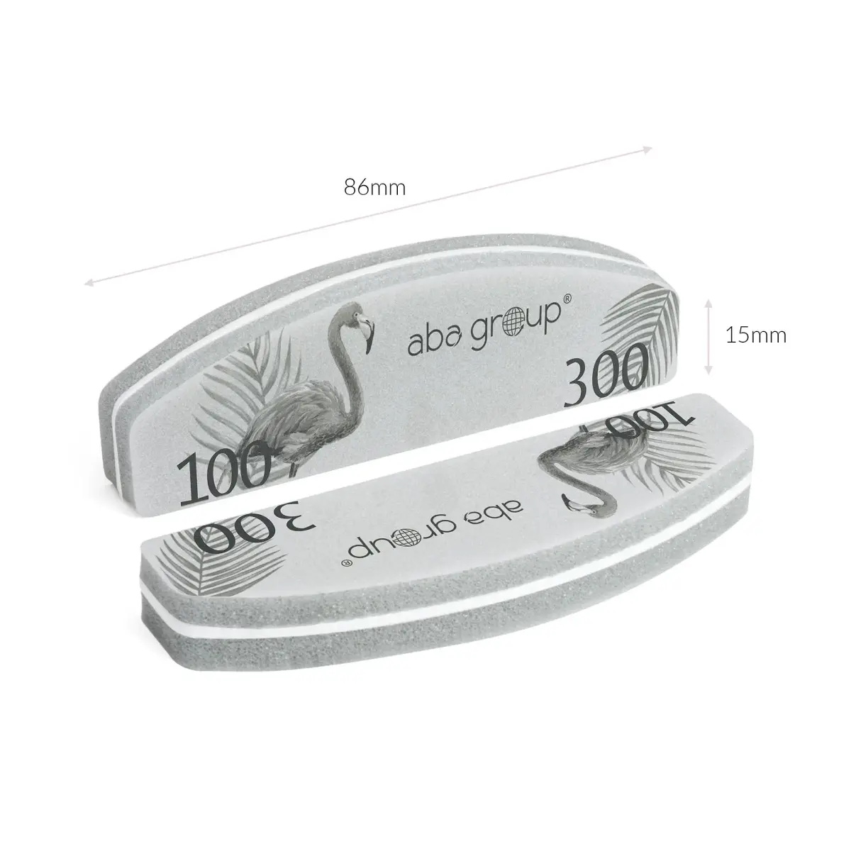Aba Group Mini Sweet Polerka matująco-wygładzająca PÓŁKSIĘŻYC 100/300 - FLAMING