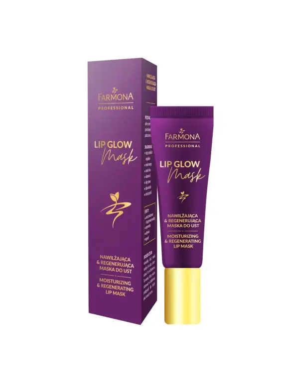 LIP GLOW MASK Nawilżająca&Regenerująca maska do ust 12ml