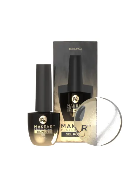 Top No Wipe Cat Eye Silver 8ml