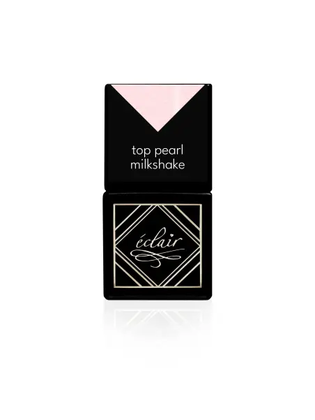 PEARL MILKSHAKE Top No Wipe 7ml - mleczny top hybrydowy z drobinkami
