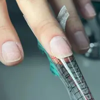 Szablon do przedłużania paznokci TRANSPARENTNY 100 szt.