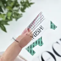 Szablon do przedłużania paznokci TRANSPARENTNY 100 szt.