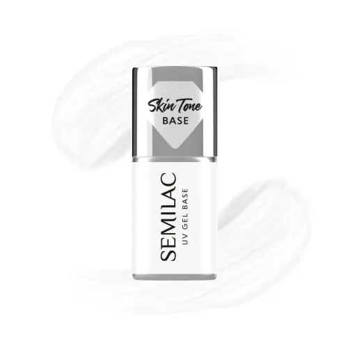 Semilac Baza do lakierów hybrydowych Skin Tone Cover Base Coconut Cream 7ml