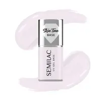 Semilac Baza do Lakierów Hybrydowych Skin Tone Cover Base Milky Pink 7 ml