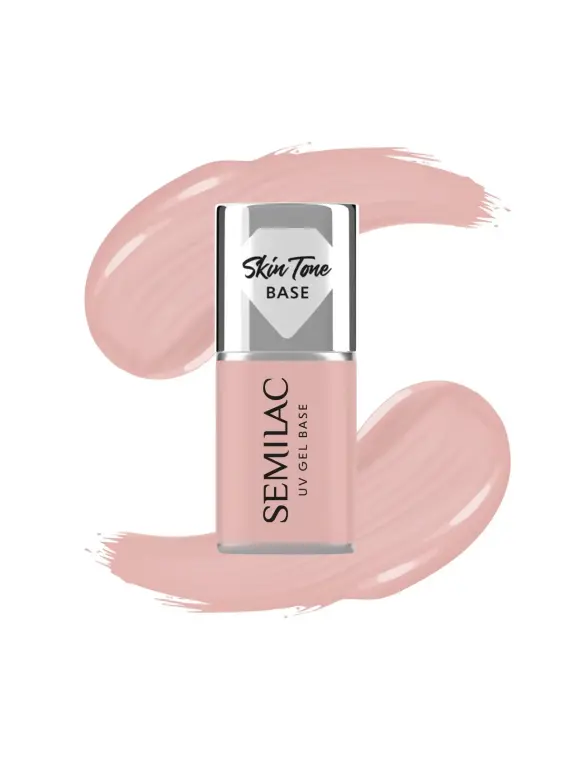 Semilac Baza do Lakierów Hybrydowych Skin Tone Cover Base Pale Beige 7 ml