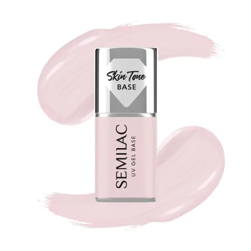 Semilac Baza do Lakierów Hybrydowych Skin Tone Cover Base Rose Beige 7 ml