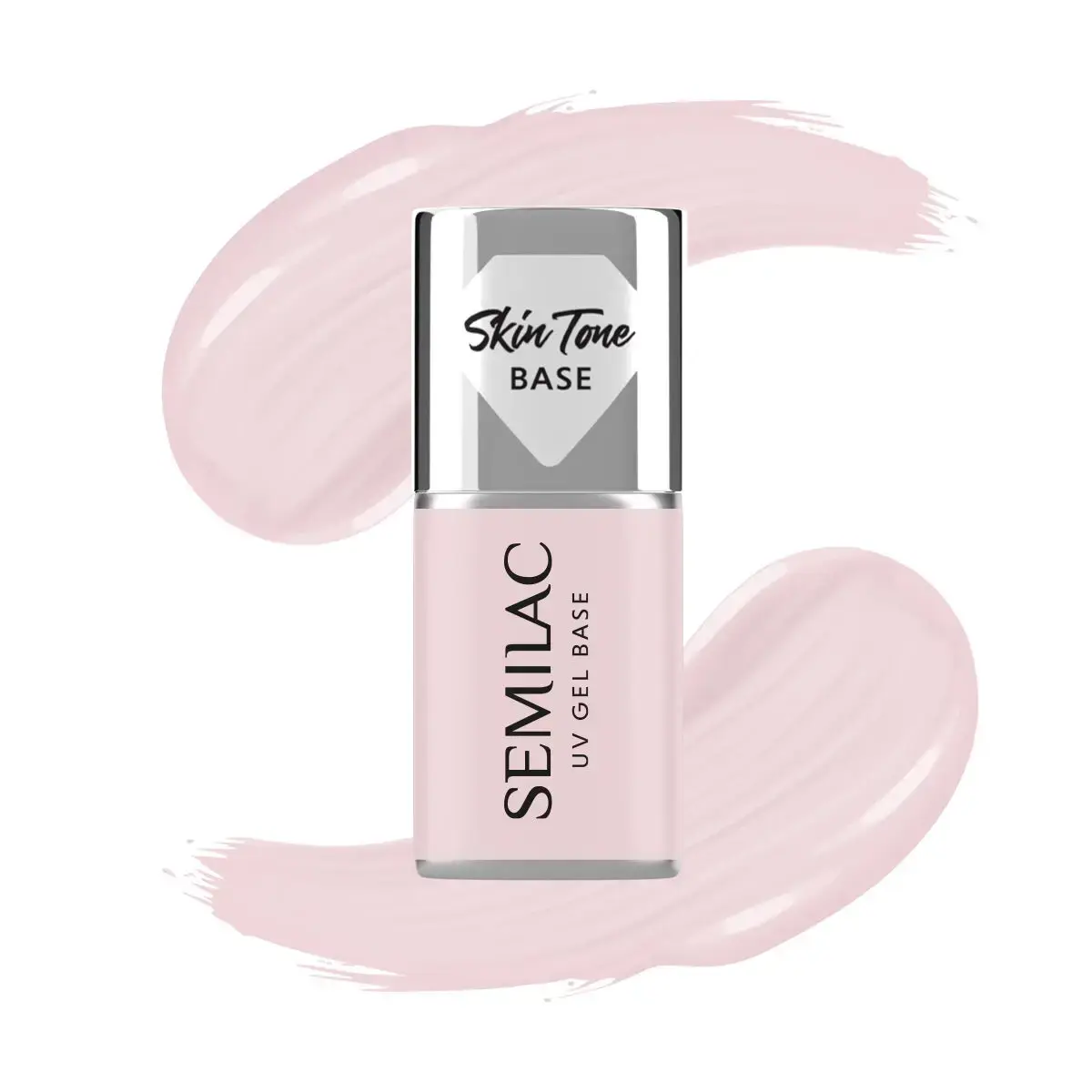 Semilac Baza do Lakierów Hybrydowych Skin Tone Cover Base Rose Beige 7 ml