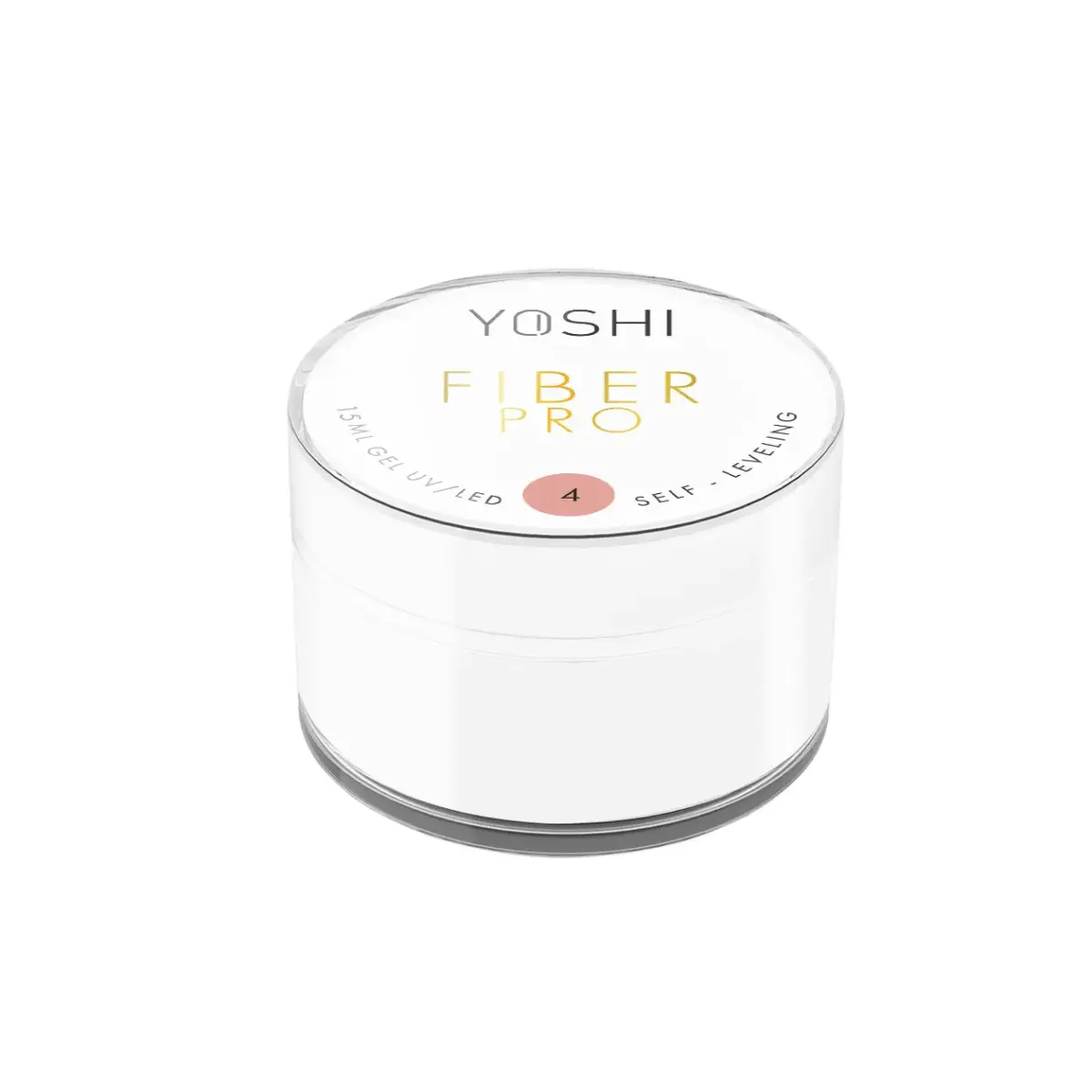 Żel Samopoziomujący Fiber PRO Gel UV LED No4 15ml
