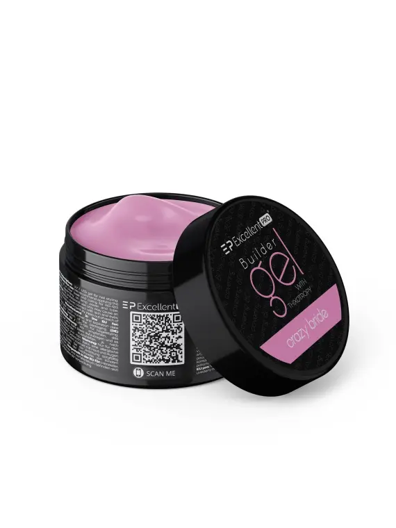 Excellent PRO Builder Gel With Thixotropy Crazy Bride 15g