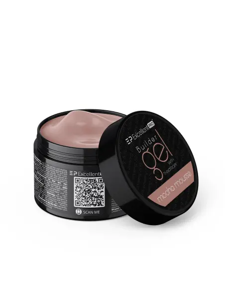 Excellent PRO Builder Gel With Thixotropy Mocha Mousse 50g