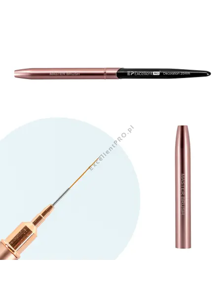 Excellent PRO Pędzelek do zdobień 20mm (Pink & Black)