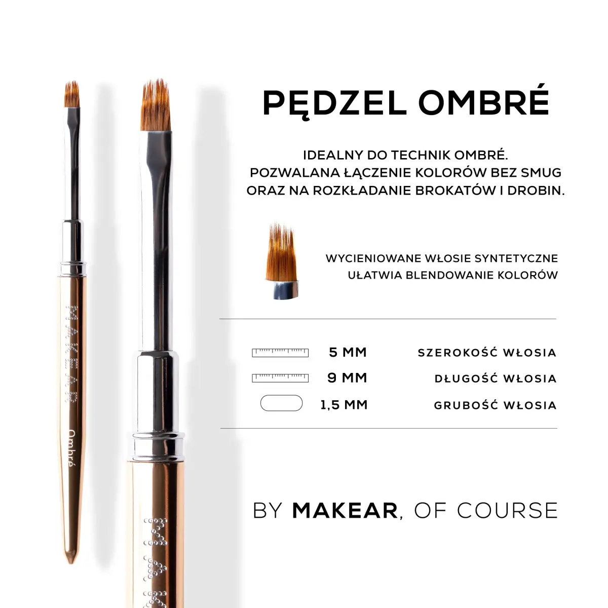Pędzel Ombre