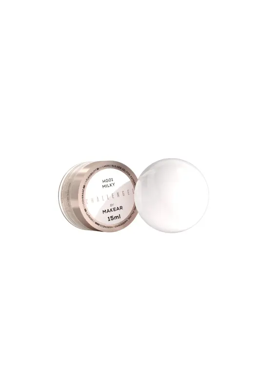 Challengel Milky HG01 - żel budujący 15 ml