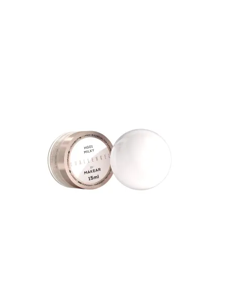 Challengel Milky HG01 - żel budujący 15 ml