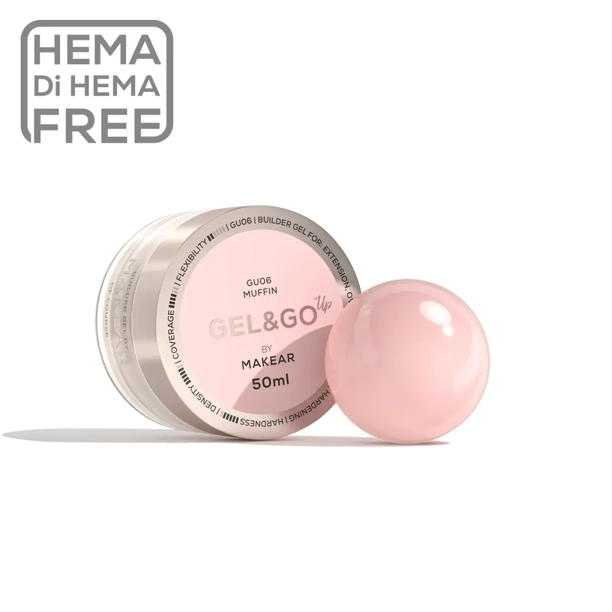 Gel&Go Up Muffin GU06 - żel budujący 50 ml