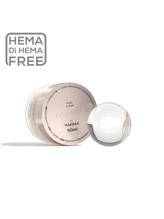 Gel&Go Up Clear GU01 - żel budujący 50 ml