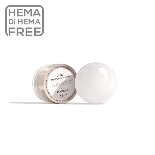 Gel&Go Up Marshmallow GU02 - żel budujący 15 ml