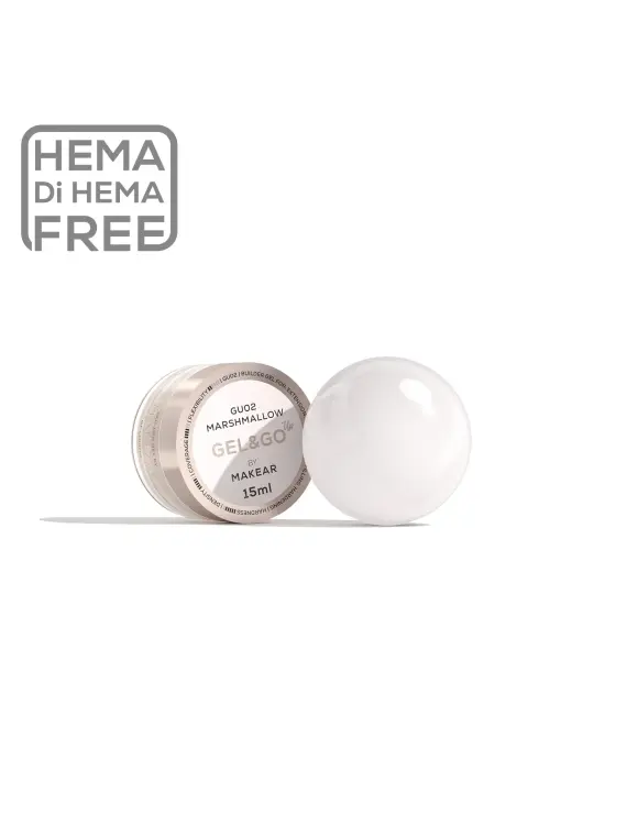 Gel&Go Up Marshmallow GU02 - żel budujący 15 ml