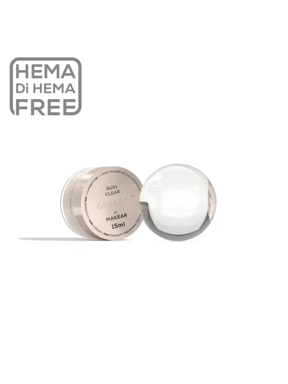 Gel&Go Up Clear GU01 - żel budujący 15 ml