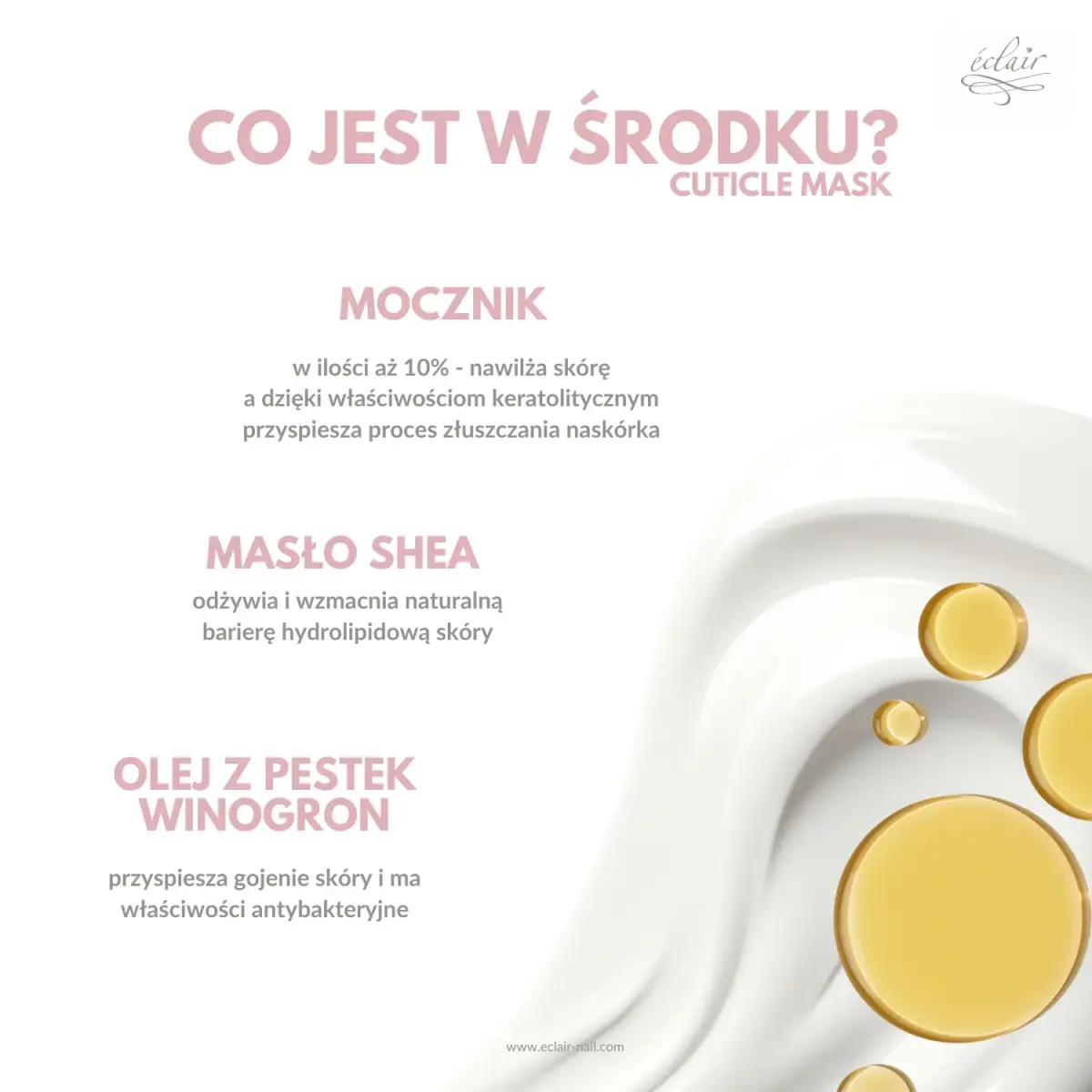 maska do skórek Cuticle Mask HEY, CLOUD! 10ml