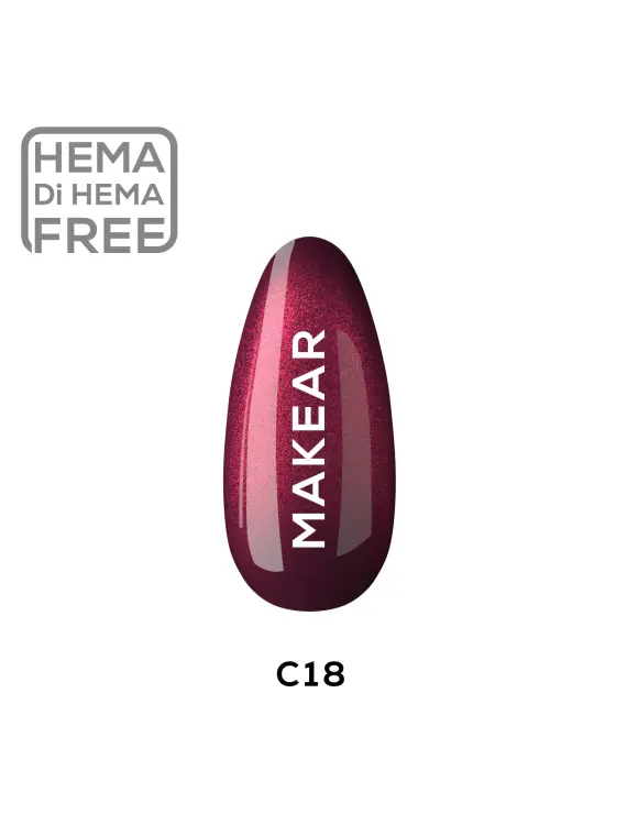 C18 Lakier hybrydowy Makear 8 ml