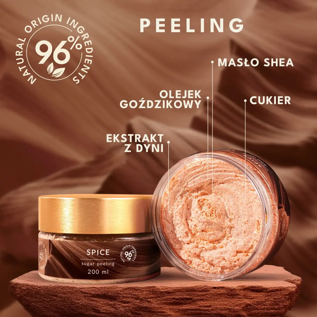 Spice SUGAR PEELING 200ml - cukrowy peeling do ciała i dłoni