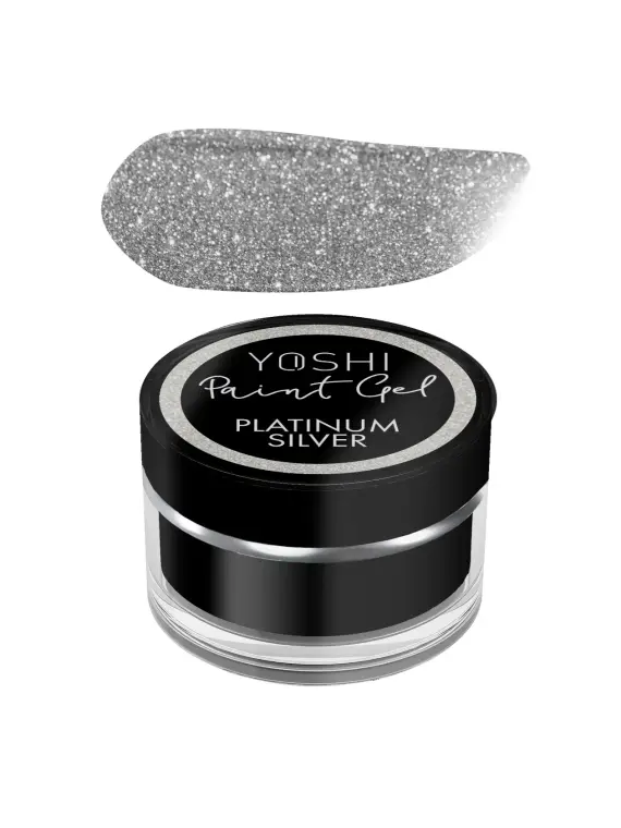 Paint Gel UV LED 5 ml – Platinum Silver