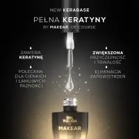 Kera Base - wzmacniająca baza keratynowa HEMAFREE 15 ml