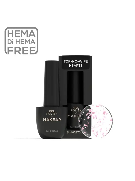 Top no wipe hearts Makear 8 ml
