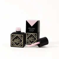 MILKY PINKY SPARKLE Top No Wipe 7ml - top hybrydowy