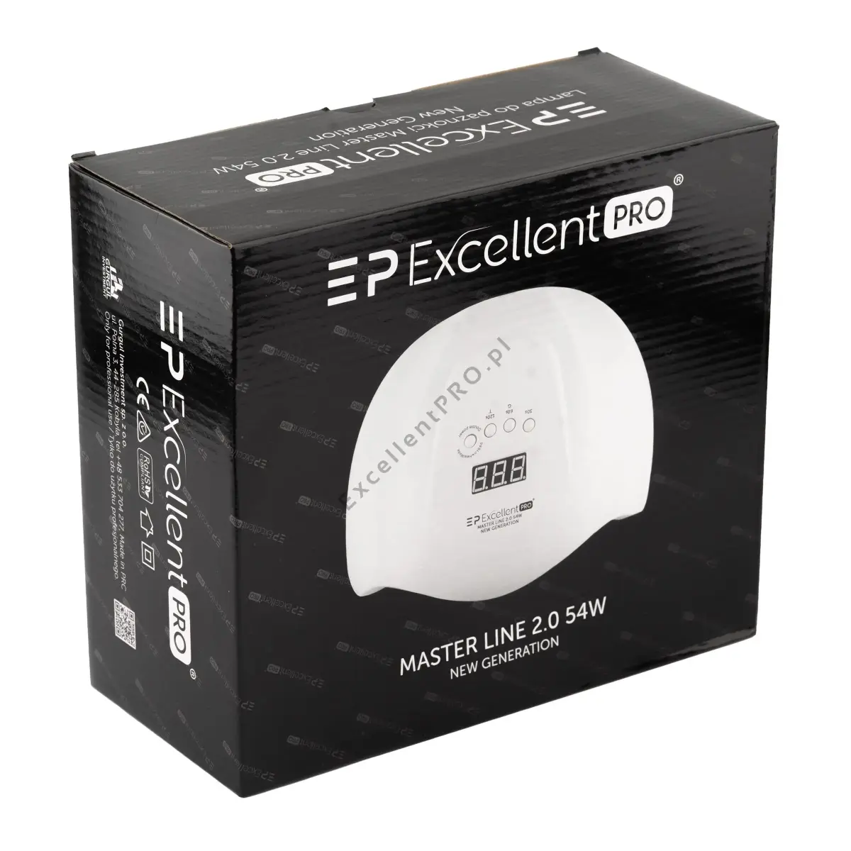 Lampa do paznokci Excellent Pro 54W Master line 2.0 biała