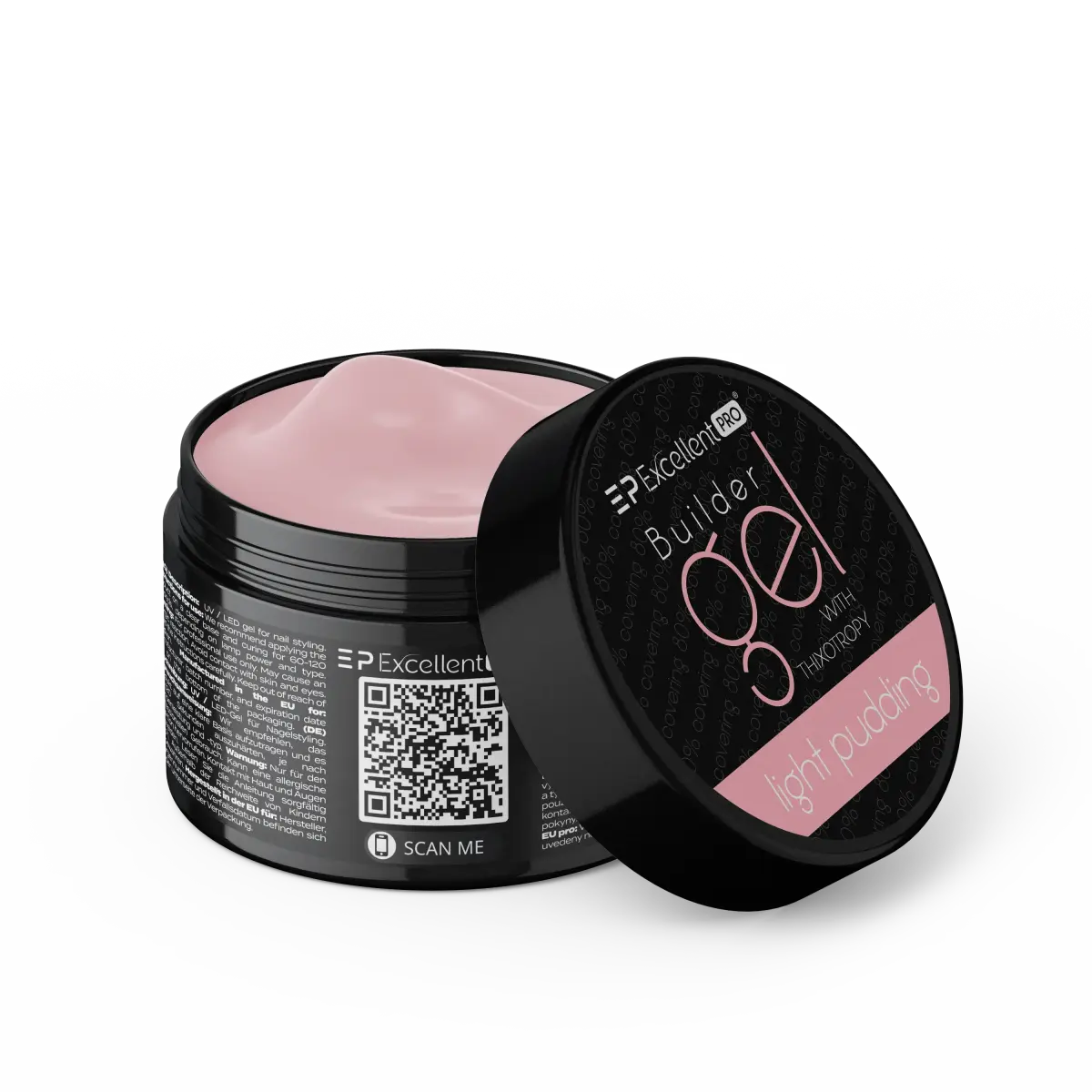 Excellent PRO Builder gel with thixotropy light pudding 50g