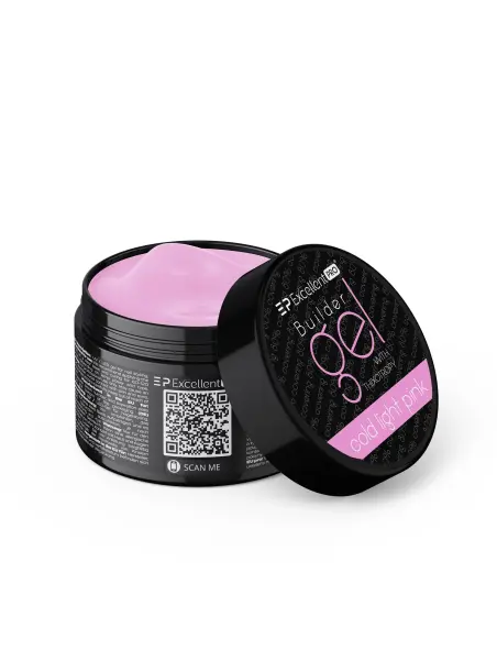 Excellent PRO Builder gel with thixotropy cold light pink 50g