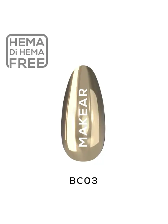 Pyłek w Płynie Chrome Gold MAKEAR BC03 5 ml