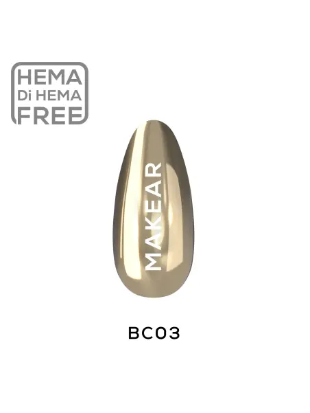 Pyłek w Płynie Chrome Gold MAKEAR BC03 5 ml
