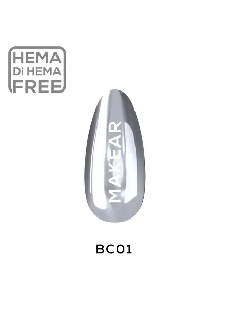 Pyłek w Płynie Chrome Silver MAKEAR BC01 5 ml