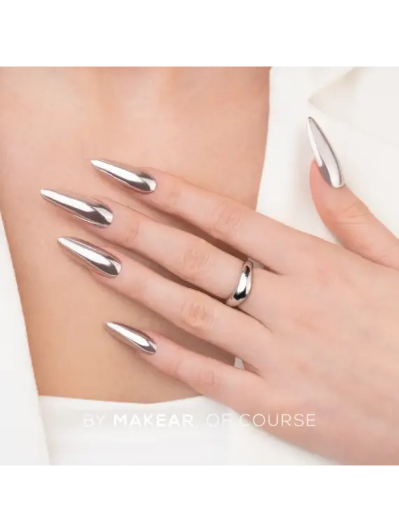 Pyłek w Płynie Chrome Silver MAKEAR BC01 5 ml