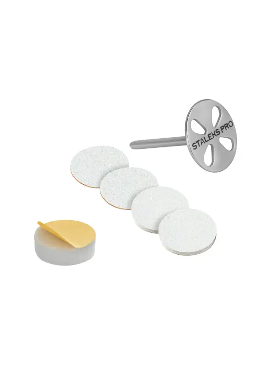 STALEKS EXPERT PODODISC L Wydłużony dysk do pedicure ze wymiennymi pilnikami, 180 grit 25 mm (5 szt.)