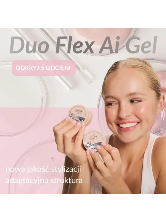 Duo Flex AI Gel IVORY - żel budujący do paznokci 15g