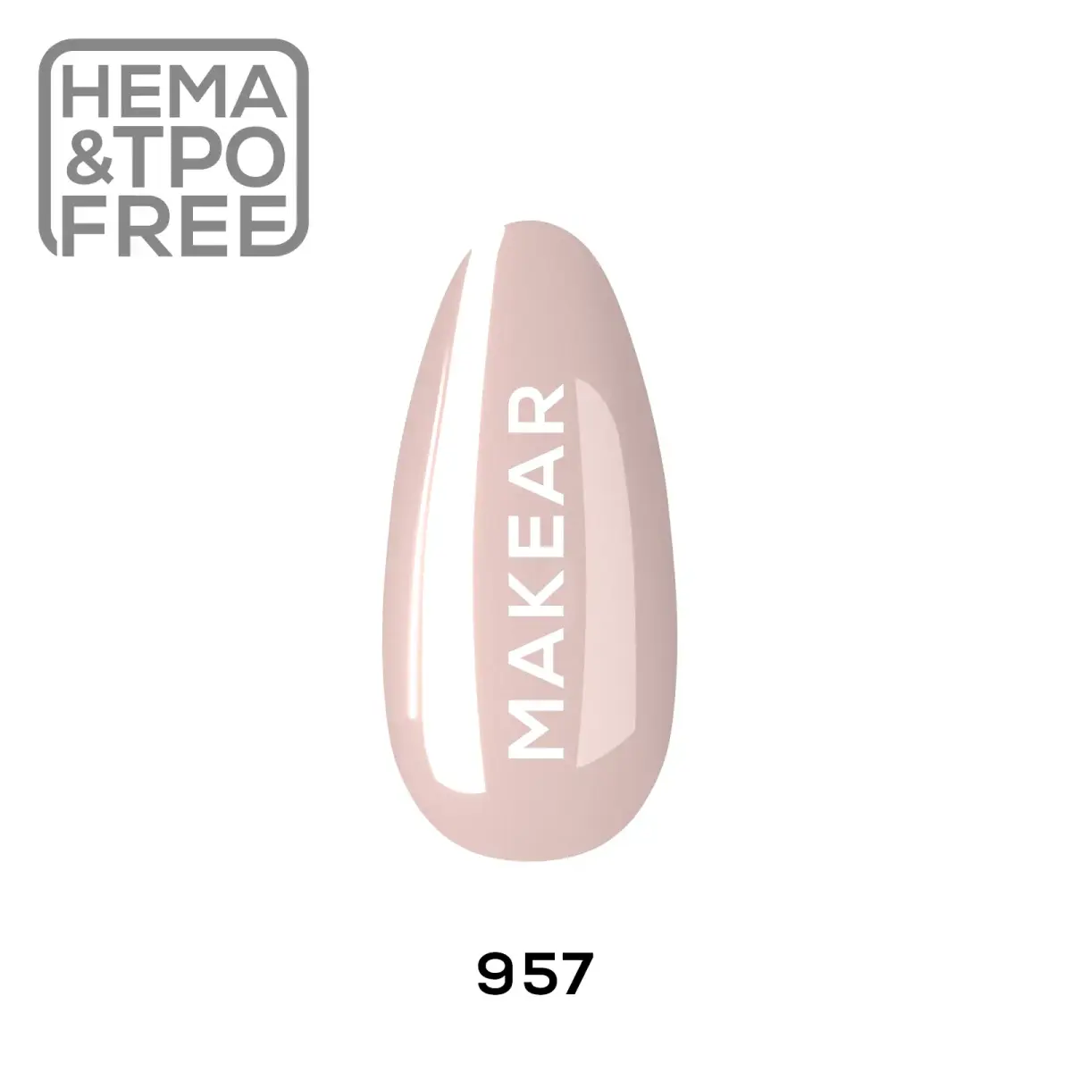 957 Lakier hybrydowy MAKEAR 8 ml