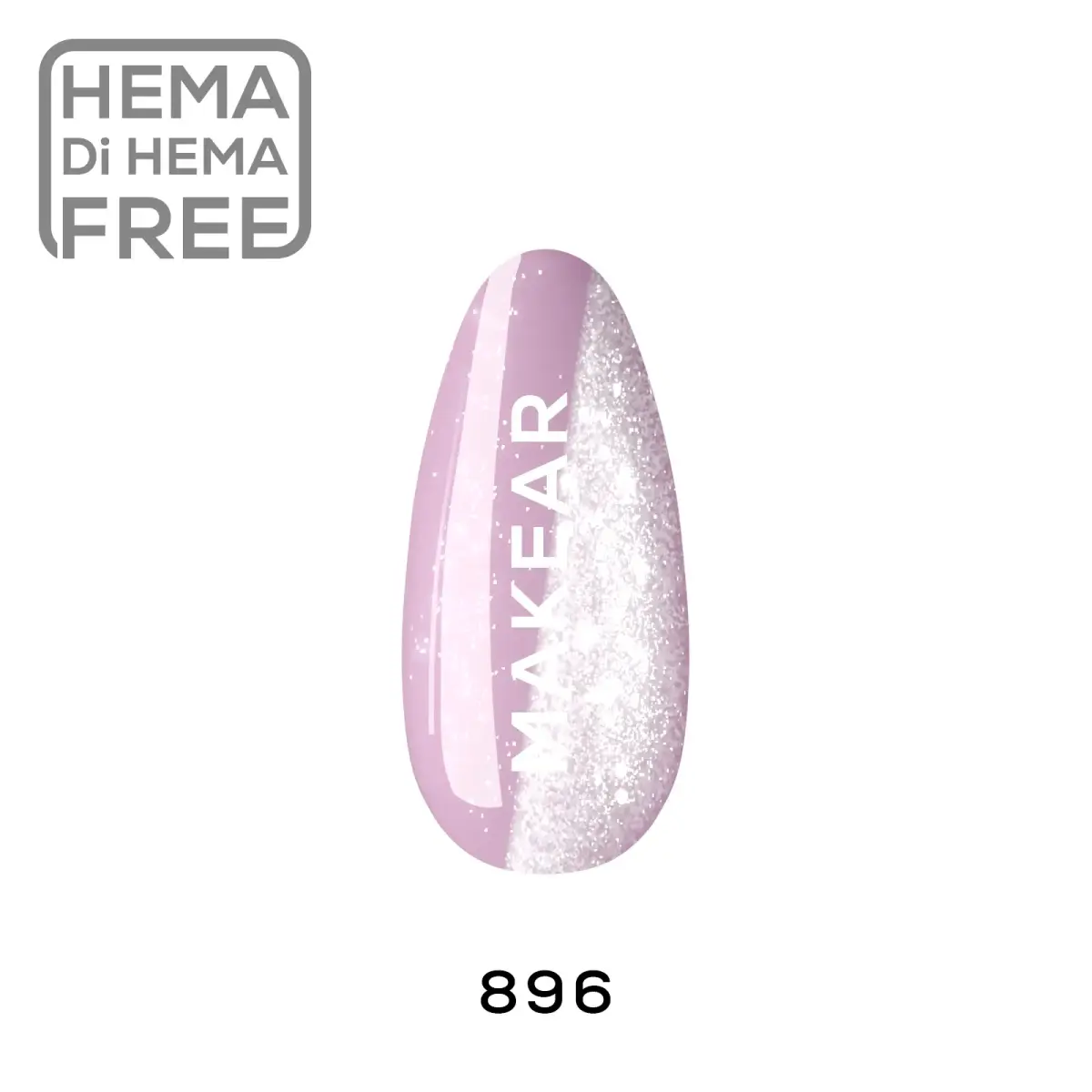896 Lakier hybrydowy MAKEAR 8 ml