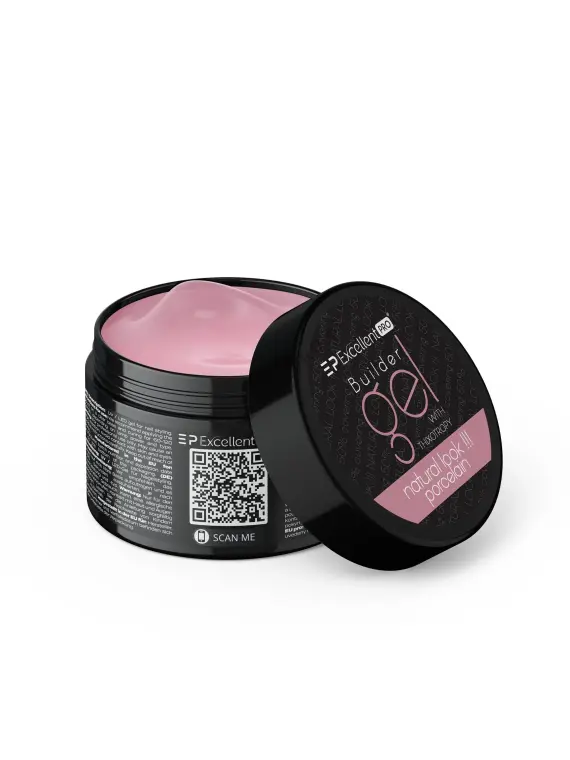 Excellent PRO Builder Gel With Thixotropy Natural Look Porcelain 15g