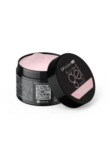 Excellent PRO Builder Gel With Thixotropy Natural Look Soft Brown 50g