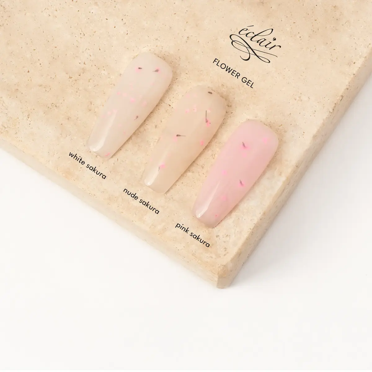 Flower Gel PINK SAKURA 30g - żel budujący z kwiatkami
