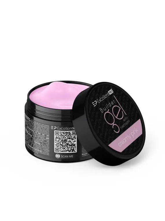 Excellent PRO Builder Gel With Thixotropy Creamy Pink 50g